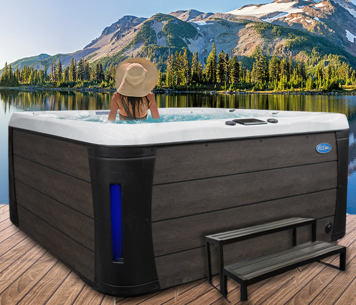Calspas hot tub being used in a family setting - hot tubs spas for sale Topeka